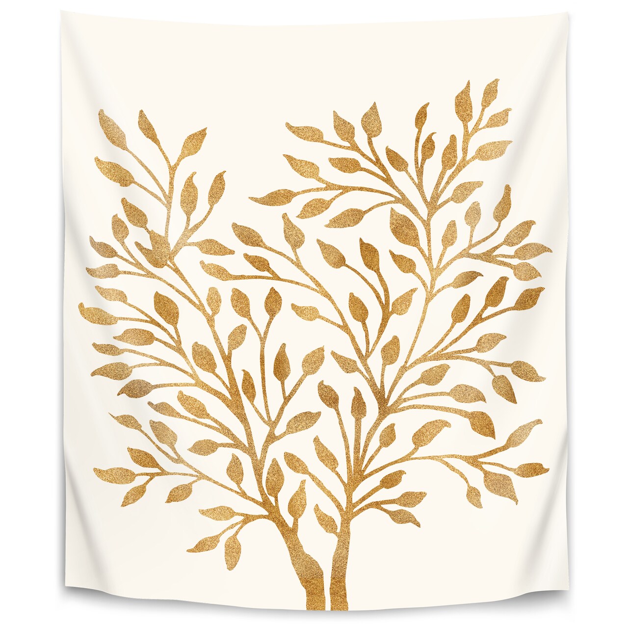 Golden Ficus by Modern Tropical  Wall Tapestry - Americanflat